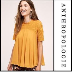 Anthropologie GeoLace Top